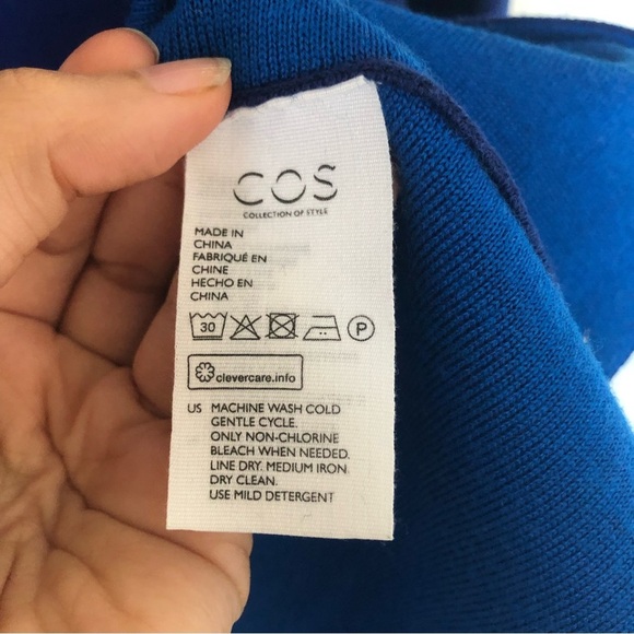 COS Blue Wool Sweater top - Picture 6 of 10
